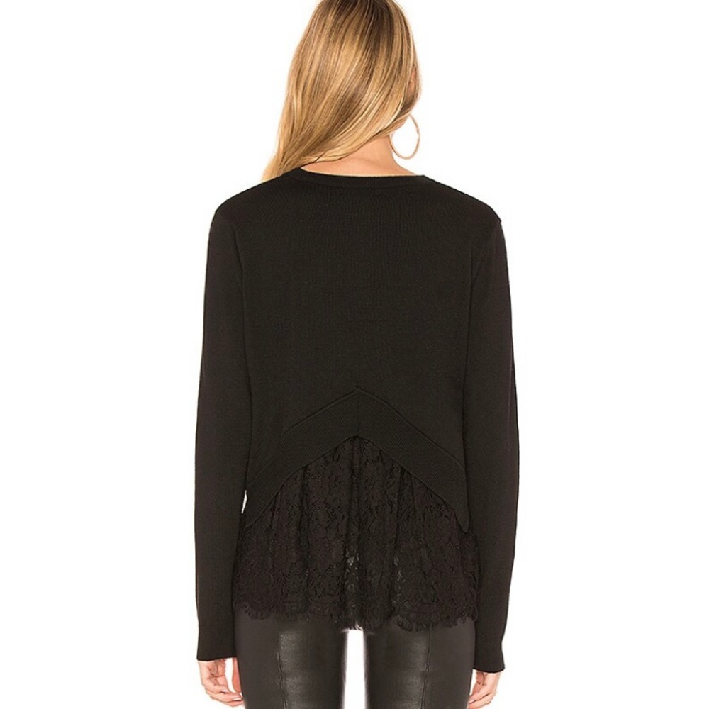 Lace Detailed Back Sweater